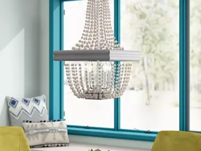 Syston Light Unique - Statement Empire Chandelier  3D model