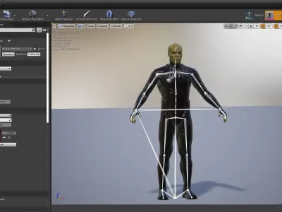 Alien Reptiloid  Low-poly 3D model