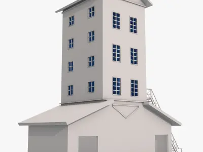 Industrial Building Model 3D model
