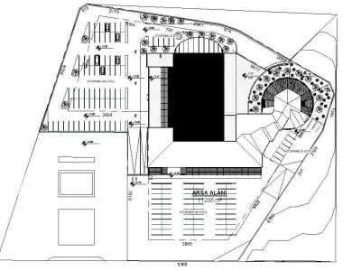 Wedding Hall Project Revit Model 3D model