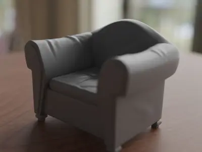 SMALL SOFA 3D print model