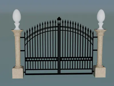 Classic Gate Door 3D print model
