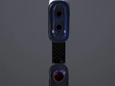 Star Lord Gun Low-poly 3D model