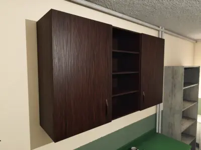 Wall Cabinet Low-poly 3D model shop