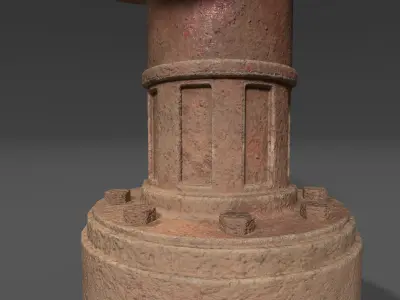 Street Hydrant 3D model