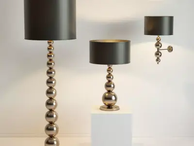 Floor lamp table Lamp Wall lamp Andromeda TOSCONOVA ILLUMINA  3D model