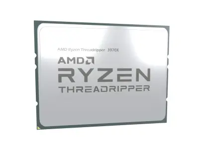AMD TR4 CPU 3970X V1 001 3D model