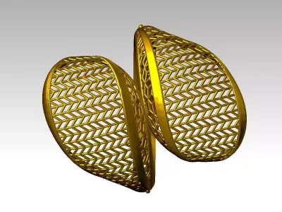 BEAUTIFUL LIGHT WEIGHT RING READY TO PRINT 3D print model