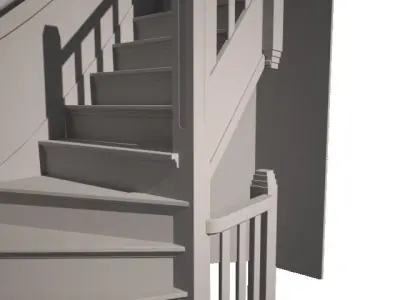 in house staircase 3D model