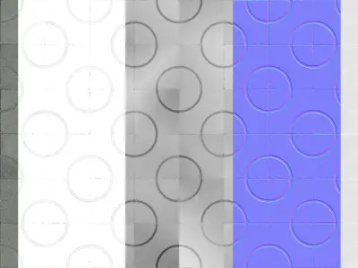 Green patterned tiles Texture