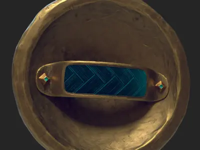 Gladiator cartoon Anime Girl Low-poly 3D model