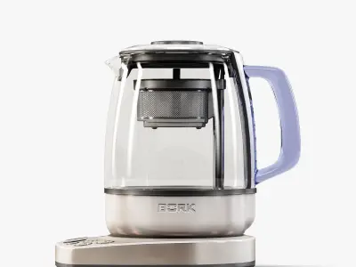 Bork K810 electric kettle Low-poly 3D model