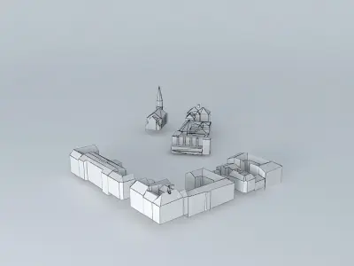 DogA city Free 3D model