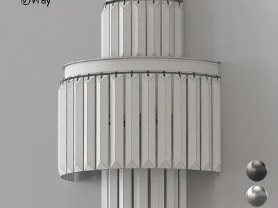 Leyland 3-Light Wall Sconce 3D model