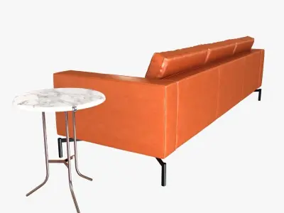 standard leather 104 inch sofa by BluDot  3D model