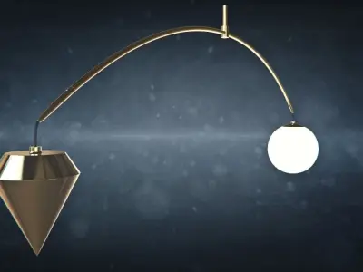 ARC LIGHT by Anna Karlin Studio Low-poly 3D model