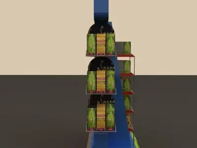 Product stand 3D model