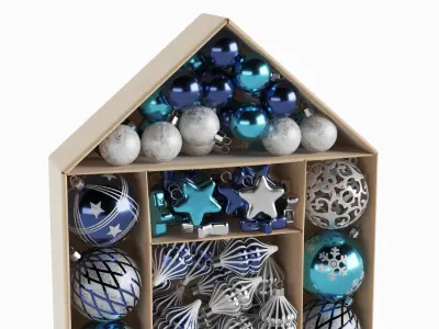  Christmas Decor And Sweets Set 