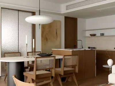 Interior Living Room Scene  3D model