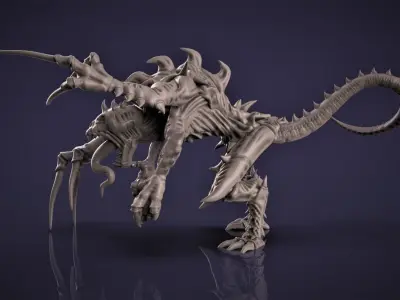 Broodlord Inspired Fanart 3D printable model 3D print model 3D print model