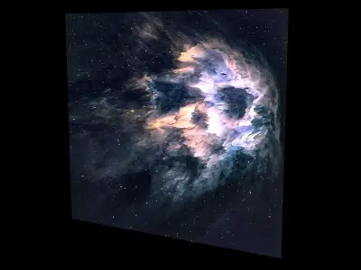 Skull Nebula 3D model