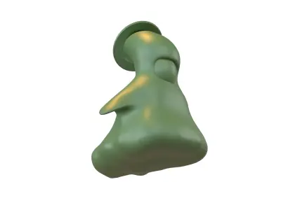 Slime OI v1 0005 Green Army Ver 2 Low-poly 3D model