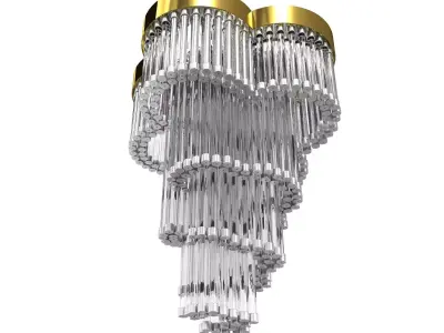 Wired Custom Lighting CRYSTAL ROSE 3D model