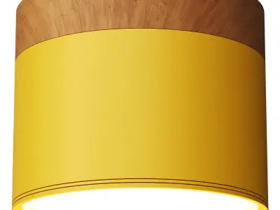  Modern LED spotlight Low-poly 3D model