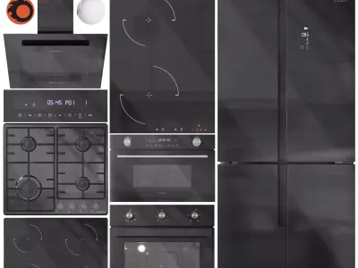 Maunfeld Appliance Collection Set 01 3D model