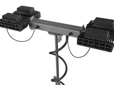  Allmand Mobile Lighting Mast 