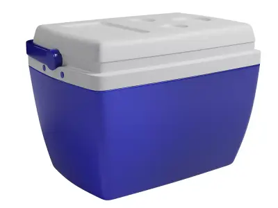 Cooler ice box 3D model
