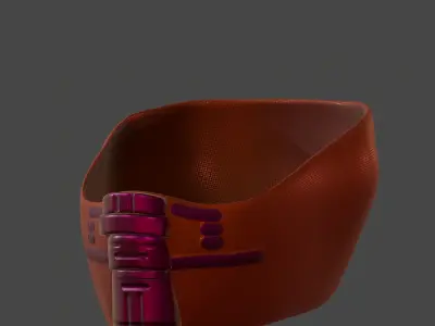 Gas mask helmet 3d model scifi Low-poly  Low-poly 3D model 295
