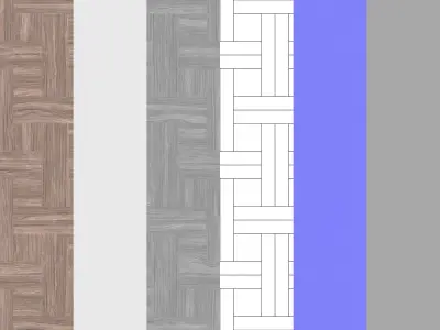 Parquet - Laminate - Wooden floor 3D model buy
