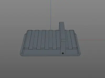 Truss Projection Lamp Low-poly 3D model