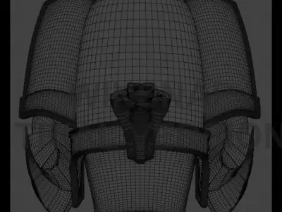 Pharaoh Hat 05 - SciFi Character Design Low-poly 3D model Low-poly 3D model