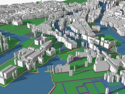 Copenhagen City 3D model