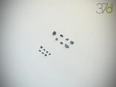 Photorealistic Rocks and Stones 3D model