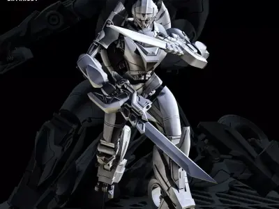 Iron Thighs of Thunder 100mm 3D print model