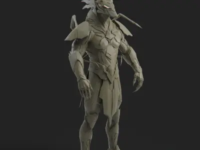 Anubis Cyber Suit 3D model