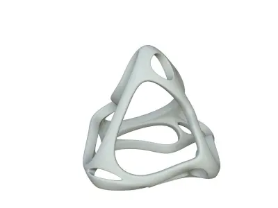 SciFi Cube Object No 64453 Low Poly Shape Low-poly 3D model
