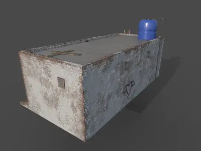 Village House 2 Low-poly 3D model