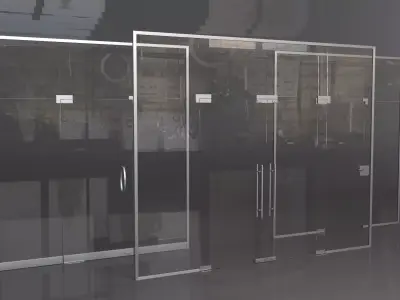 Glass Door 3D models 3D model