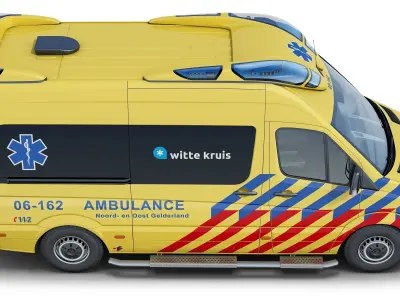 Mercedes-Benz Sprinter Dutch Ambulance 3D model