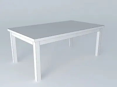 Table DOORS HLAW 120 BRW Milano Oak 3D model