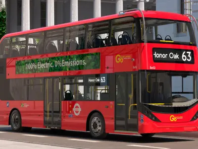  BYD Routemaster Double Decker Rigged 