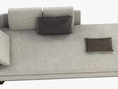 Roche Bobois littoral sofa 3D model