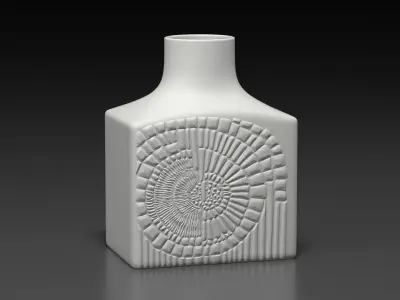 White Ceramic Set 01 3D model
