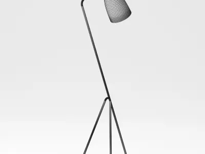 Gubi Grashoppa Floor Lamp 3D model