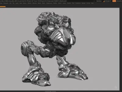 robot battle a06 3d print model 3D print model