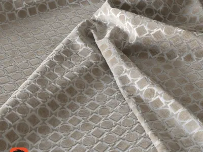 Fabric Osborne and Little Toto Ivory 4k Texture